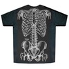 t-shirt scheletro