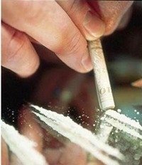naso da coca cocaina droga