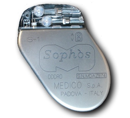 Pacemaker Sophos con sensore emodinamico
