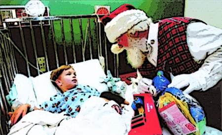 babbo natale ospedale