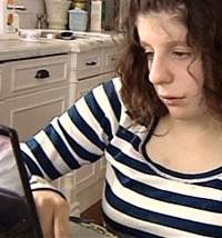 donna autismo computer