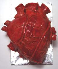 cuore in ceramica